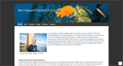 Desktop Screenshot of benhalpernlab.org